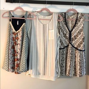 3 super cute float tanks